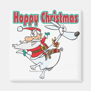 hoppy christmas, toming kangaroo magnet
