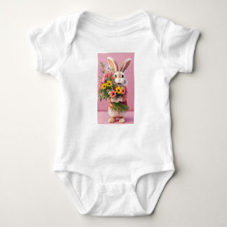 "Hoppy Days Ahead: Blommigt Bunny Bodykostym" T Shirt