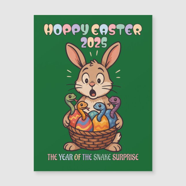 Hoppy Easter 2025: The Year of the Snake Surprise! (Framsida)