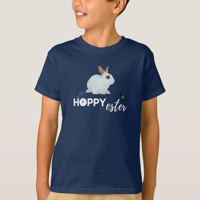 Hoppy Ester Funny Design T Shirt (Framsida)