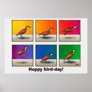 Hoppy-fågeldagen! Poster