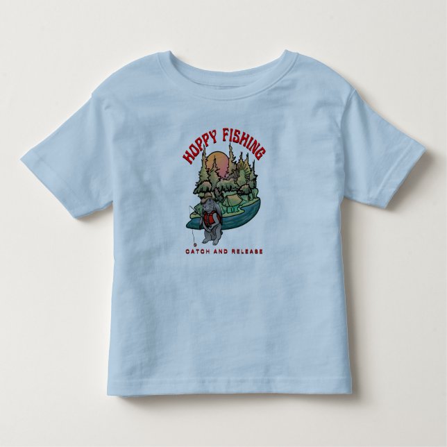 Hoppy Fishing Catch and Release T Shirt (Framsida)