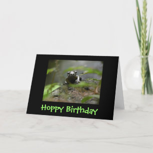 Hoppy födelsedag kort