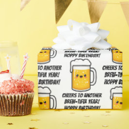 Hoppy födelsedag, rolig öl presentpapper
