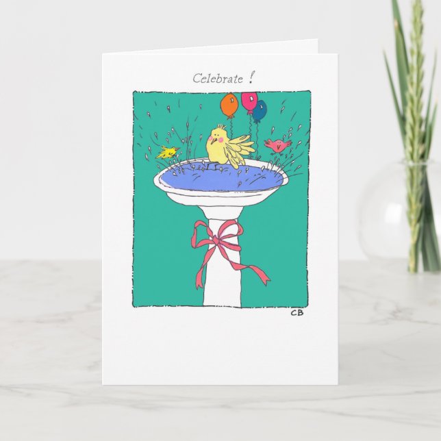 "Hoppy" födelsedagskort Kort (Framsida)