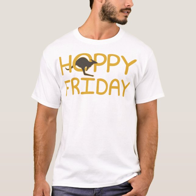 Hoppy fredagskjortor tee (Framsida)