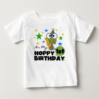 Hoppy Frog 1:a födelsedag T-skjortor och gåvor T-shirt