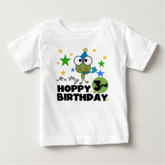 Hoppy Frog 3:e födelsedag Tshirts och presenter