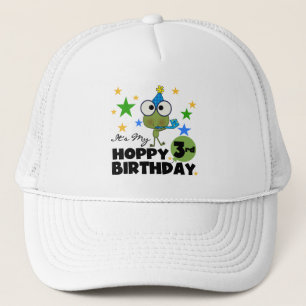 Hoppy Frog 3:e födelsedag Tshirts och presenter Truckerkeps
