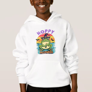 Hoppy Halloween, Adsible Cute Tecknad Frog T Shirt