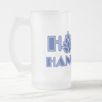 hoppy Hanukkah Frostat Ölglas