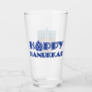 Hoppy Hanukkah Glaskopp