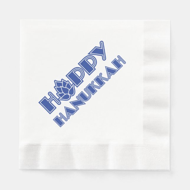 Hoppy Hanukkah Pappersservett (Framsidan)