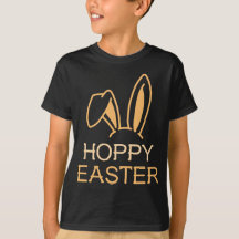 Hoppy Hare Khaki Kids Påsk Tee