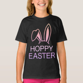 Hoppy Hare Pastel Kids Påsk Tee