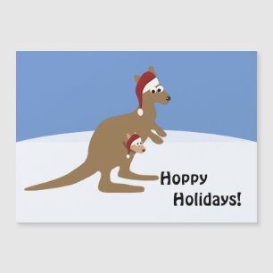 Hoppy Helgdagars jul Kangaroo och Joey