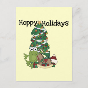 Hoppy Helgdagars Tshirts och Gifts Helg Vykort