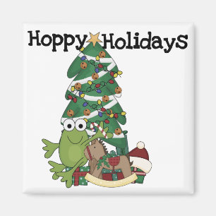 Hoppy Helgdagars Tshirts och Gifts Magnet