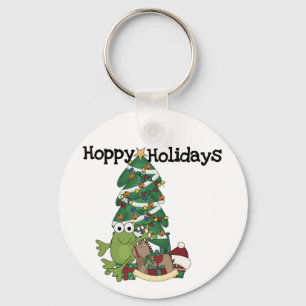Hoppy Helgdagars Tshirts och Gifts Nyckelring