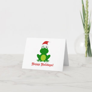 Hoppy helgdagarSanta groda Helgkort