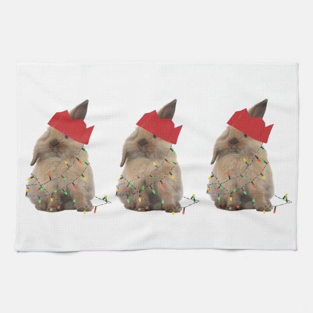 Hoppy julkanin Teatowel Kökshandduk (Horisontell)