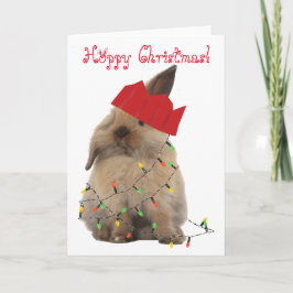 Hoppy julkaninkort helgkort