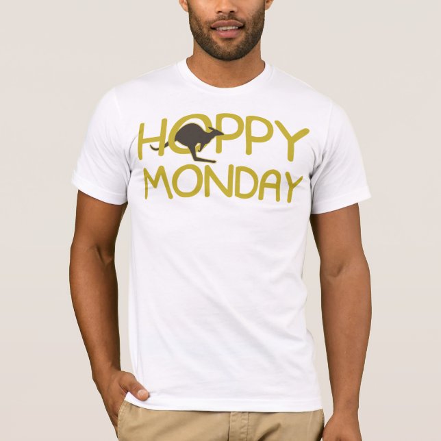 Hoppy Måndag skjortor T-shirt (Framsida)