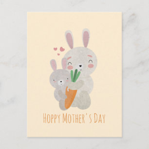 Hoppy Mors dag Vykort