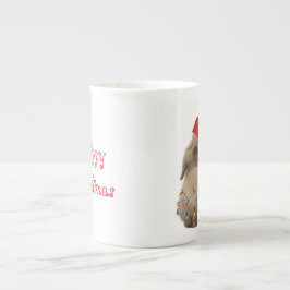 Hoppy mugg för julkaninbenporslin benporslin mugg