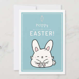 Hoppy Påsk Adsible Baby Bunny Cute Animal Funy Julkort