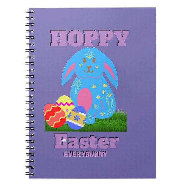 Hoppy Påsk All bunny Anteckningsbok (Framsidan)