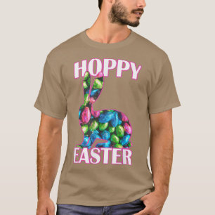 Hoppy Påsk Chocolate Påskhare T Shirt