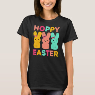 Hoppy Påsk Cute Glad påsk Day Bunny Påsk Eg T Shirt