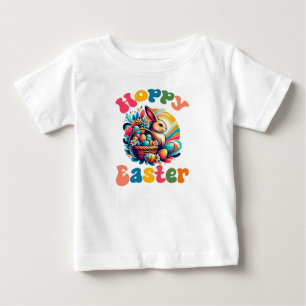 Hoppy Påsk, Cute Påskägg T Shirt
