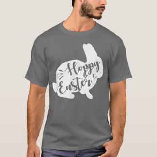 Hoppy Påsk Funny Påskhare Rabbit  T Shirt