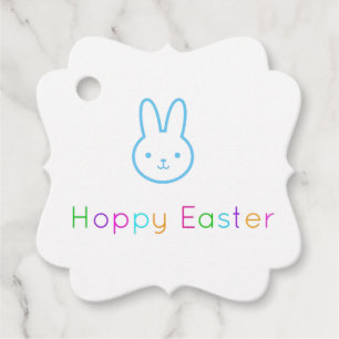 Hoppy Påsk Gåvor Etiketter