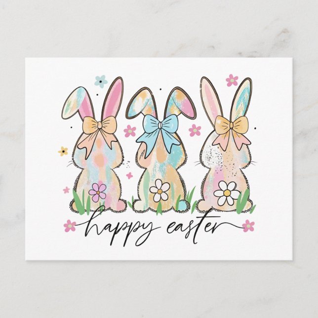 Hoppy Påsk Joy! Helg Vykort (Framsida)