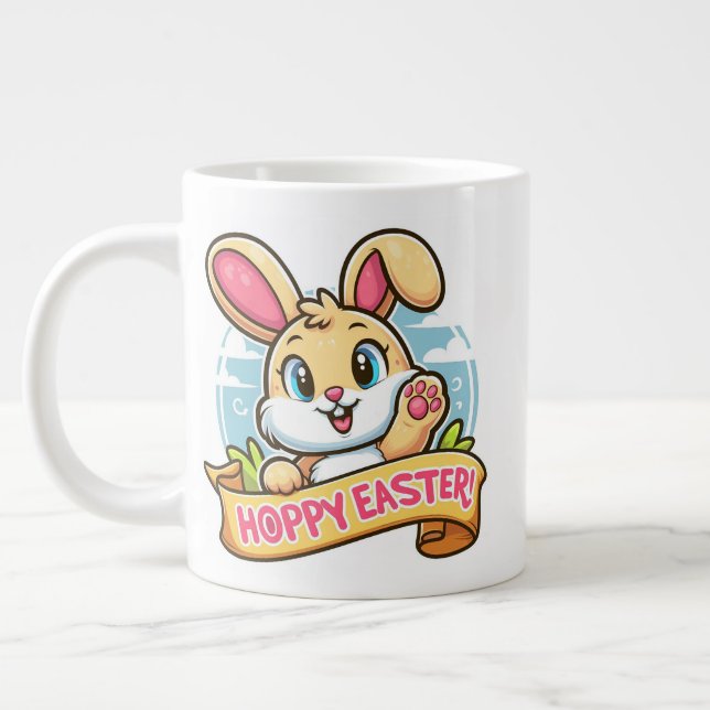 Hoppy Påsk Jumbo Mugg (Vänster)