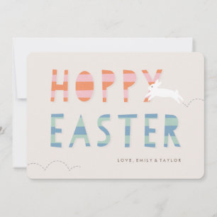 Hoppy Påsk Påsk Card - Bubblegum Julkort