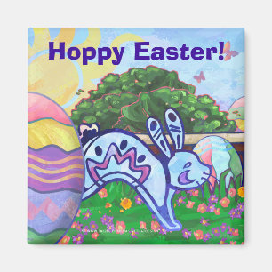 Hoppy Påsk Påskhare Magnet