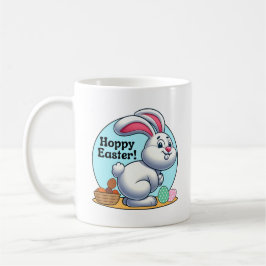 Hoppy Påsk! Påskhare Pooping Chocolate Eggs Kaffemugg