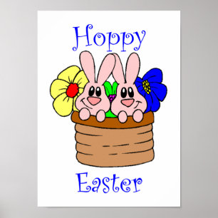 Hoppy Påsk Poster