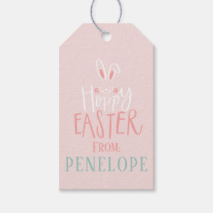 HOPPY PÅSK PRESENTETIKETT