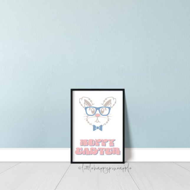 Hoppy Påsk Printable Vår Wall Art Poster (Skapare uppladdad)