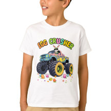 Hoppy Påsk Ride Bunny Drives Monster Lastbil