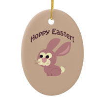 Hoppy Påsk Rosa Bunny