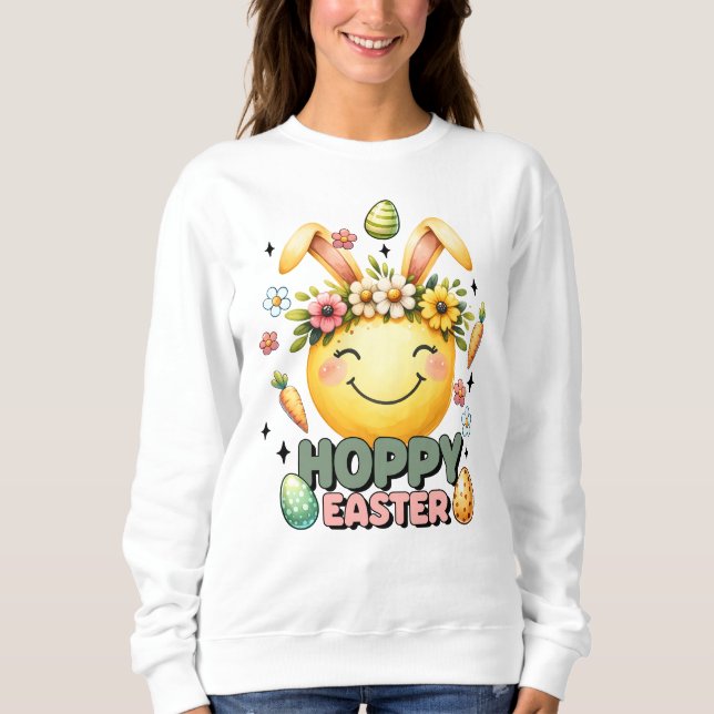 Hoppy påsk t shirt (Framsida)