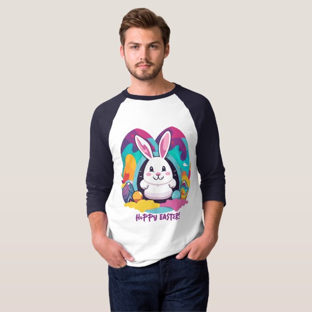 Hoppy Påsk! T Shirt (Hel framsida)