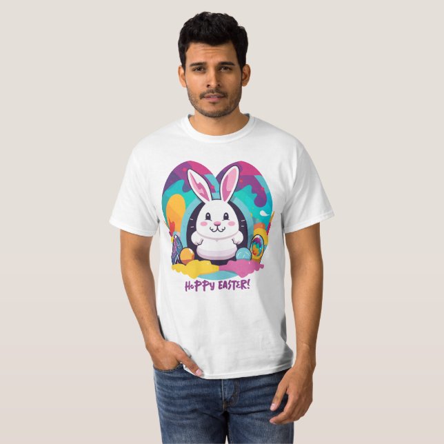 Hoppy Påsk! T Shirt (Hel framsida)