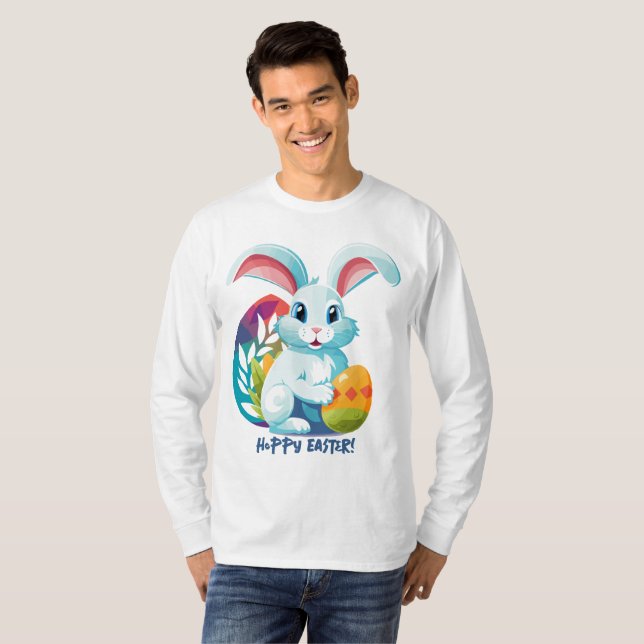 Hoppy Påsk! T Shirt (Hel framsida)